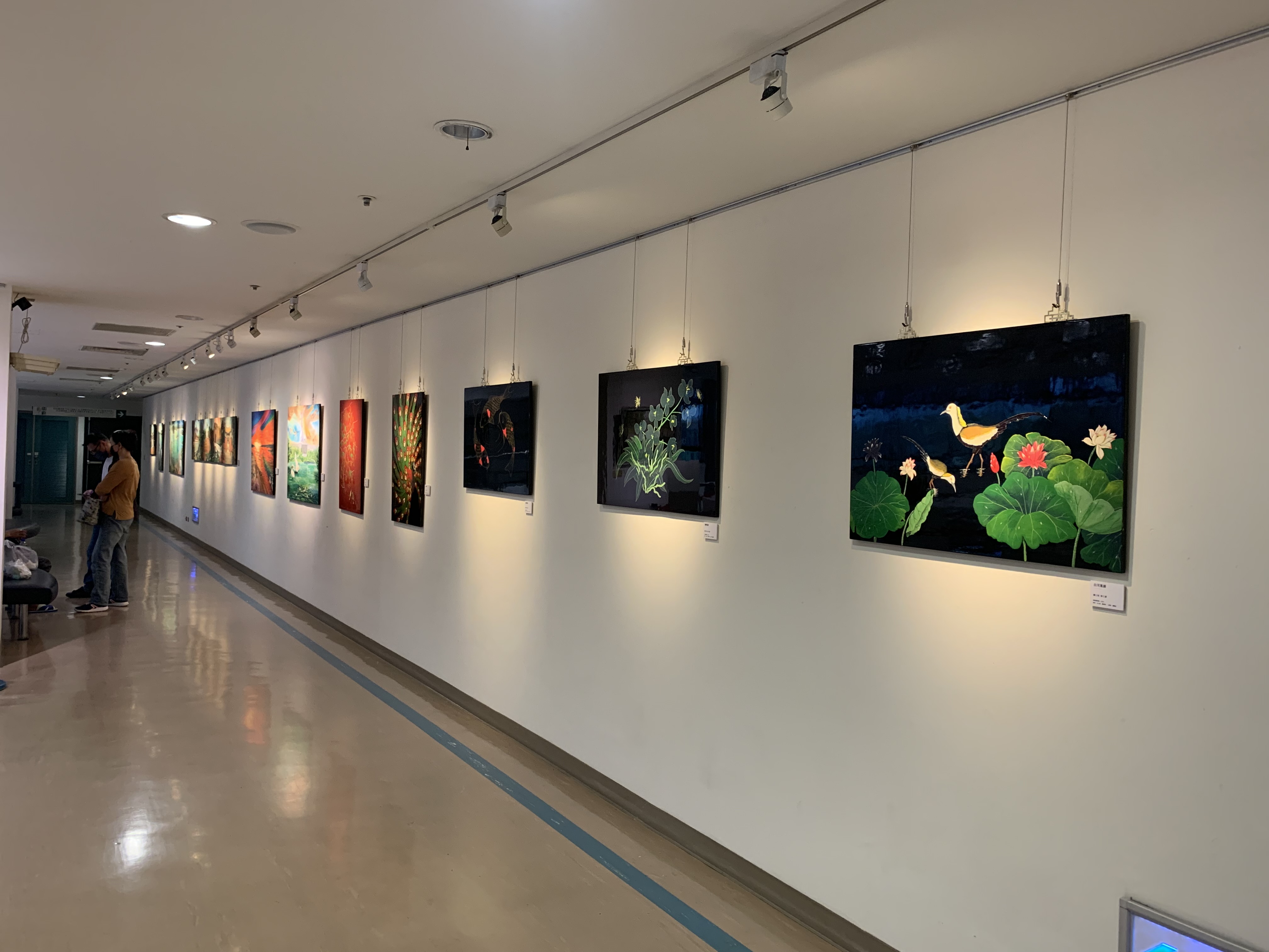 藝南二監展場漆畫藝術、大台南繪畫作品