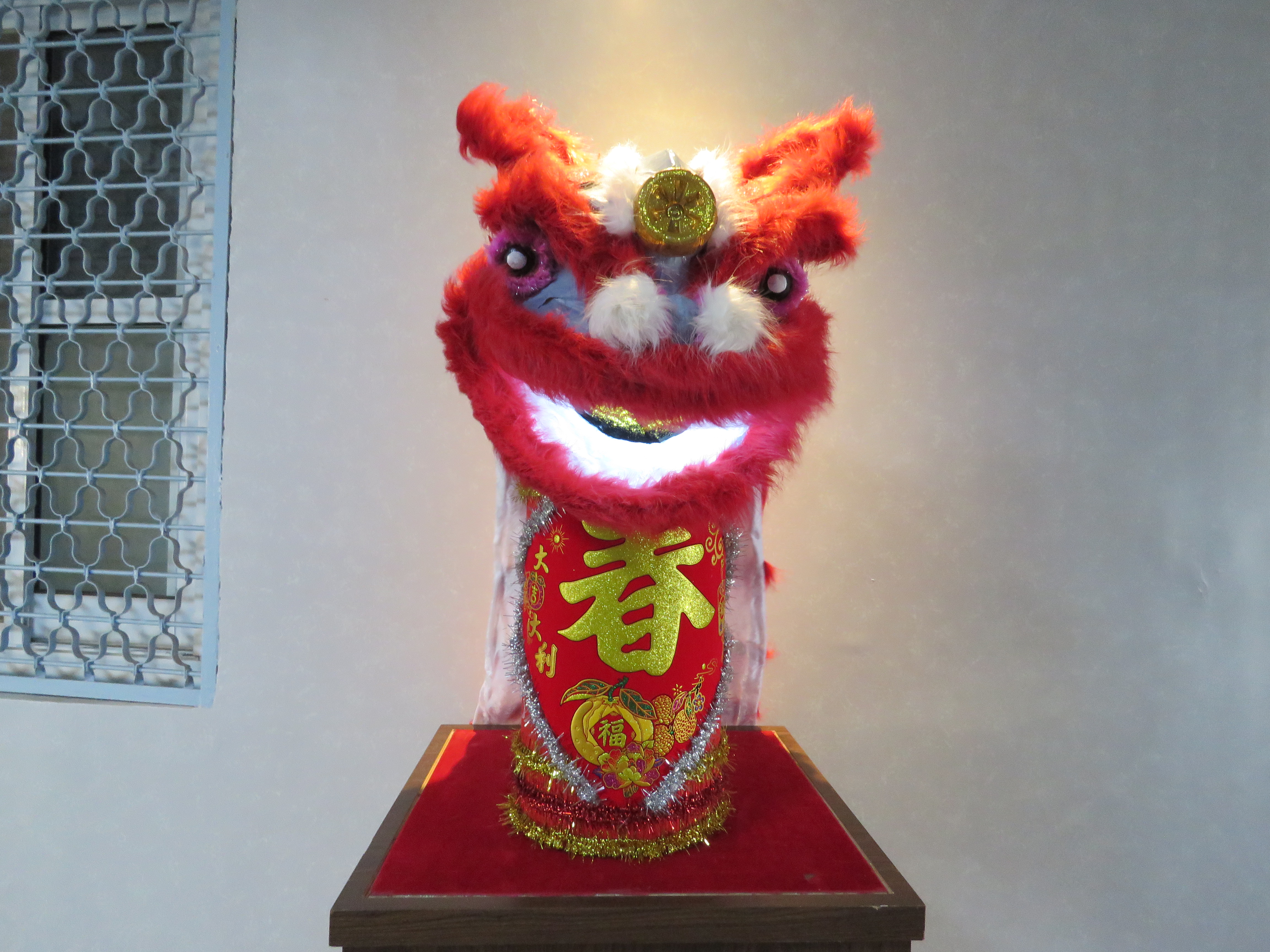 作品「祥獅獻瑞」獲得第三名