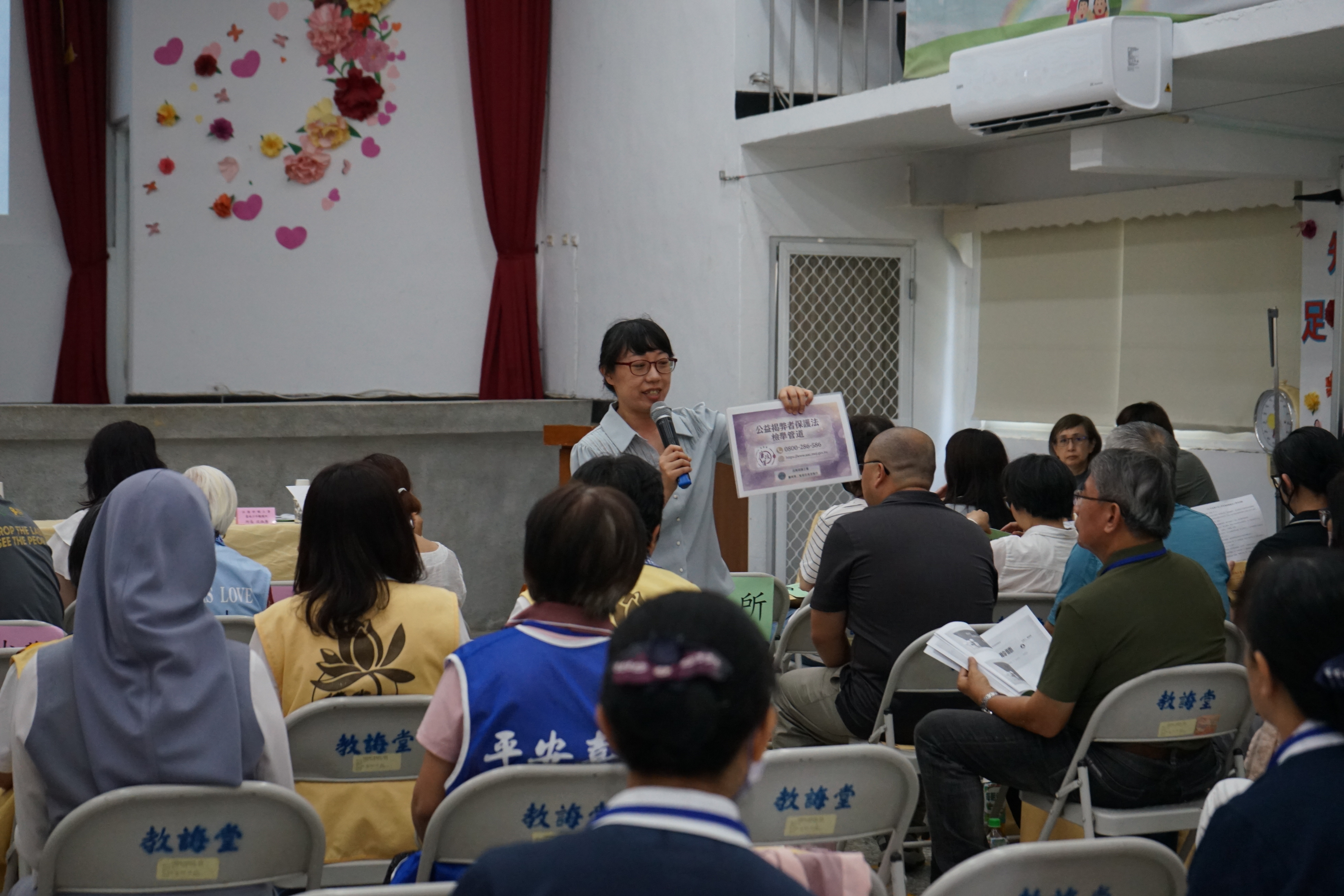 本監政風室進行「矯正志工專業倫理廉政宣導」